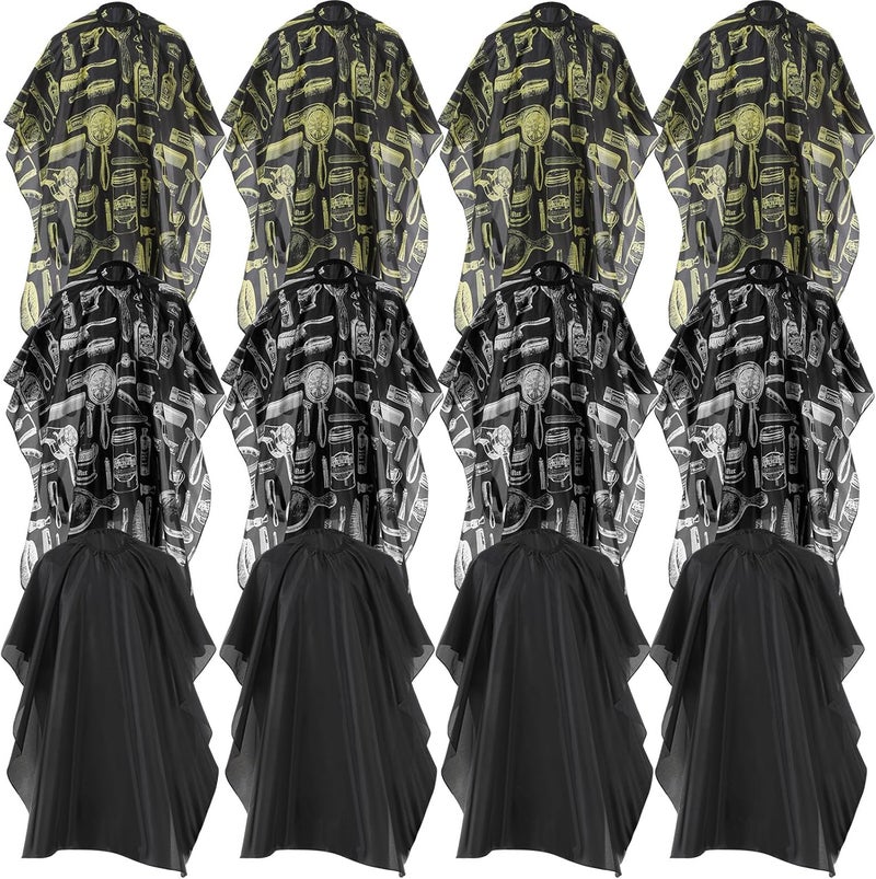 Foaincore 12 Pcs Shampoo Capes for Salons Waterproof Barber Capes for Hair Stylist 59" x 47" with Adjustable Snap Closure - Image 1